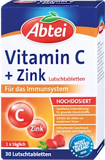 Prehransko dopolnilo Vitamin C + Cink, 30 kos