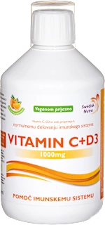 Prehransko dopolnilo Vitamin C+D3, 500 ml