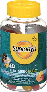 Prehransko dopolnilo z vitamon C in D ter cinkom, v obliki želejčkov, 100 kos