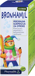 Prehransko dopolnilo za otroke BRONHAMIL, 200 ml