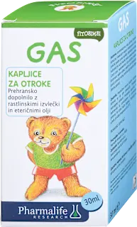 Prehransko dopolnilo za otroke GAS, 30 ml