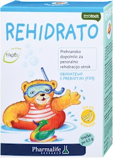 Prehransko dopolnilo za otroke REHIDRATO, 10 kos