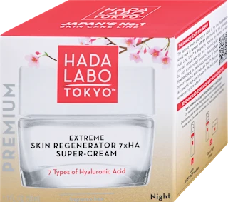 Premium nočna krema za obraz Extreme Skin Regenerator 7xHA, 50 ml