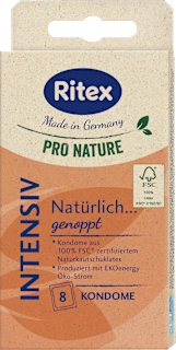 PRO NATURE INTENSIV kondomi, 8 kos