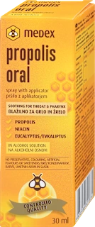 Propolis oral pršilo z aplikatorjem, 30 ml