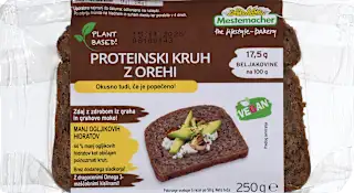 Proteinski kruh z orehi, 250 g