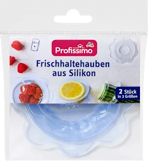 Raztegljiva silikonska zaščita za živila, 2 kos
