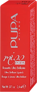 Rdečilo za ustnice Miss Pupa 101, 2,4 ml