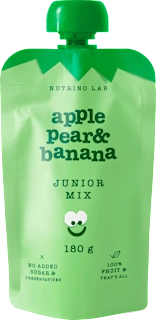 Sadna kaša Junior Mix z jabolkom, hruško in banano, 180 g