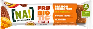 Sadna ploščica iz datljev z mangom in marakujo Frubiotic, 32 g