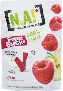Sadne palčke malina, 40 g