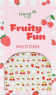 Samolepilne nalepke za nohte Fruity Fun, 72 kos