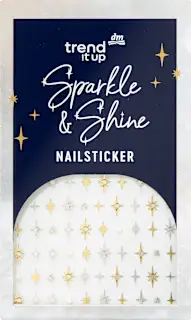 Samolepilne nalepke za nohte Sparkle & Shine, 70 kos