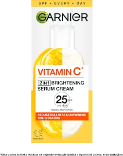 Serum in krema za obraz 2 v 1 z vitaminom C, ZF 25, 50 ml