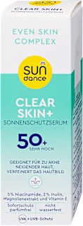 Serum za zaščito pred soncem Clear Skin+, ZF 50+ (zelo visoka zaščita), 50 ml