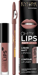 Set za ličenje ustnic OH! my Lips MATT LIP KIT 02 Milky Chocolate, 4,5 ml