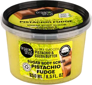 Sladkorni piling za telo Pistachio Fudge, 250 ml