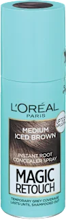 Sprej za prekrivanje sivega narastka Medium Iced Brown, 75 ml