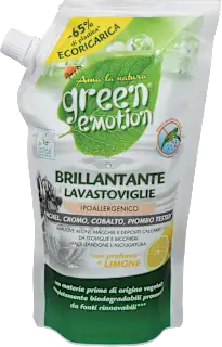 Sredstvo za izpiranje pomivalnega stroja z vonjem limone, polnilo, 500 ml