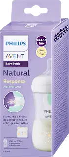 Steklenička za dojenčke Natural Response 240 ml, 1m+ z ventilom AirFree, 1 kos
