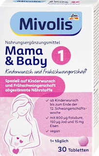Tablete Mama & Baby 1, 22 g