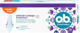 Tamponi ExtraProtect Super, 16 kos