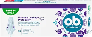 Tamponi ExtraProtect Super + Comfort, 16 kos