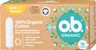 Tamponi Organic Normal, 16 kos
