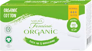 Tamponi Organic normal, 16 kos
