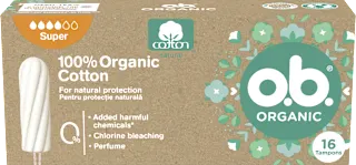 Tamponi Organic Super, 16 kos