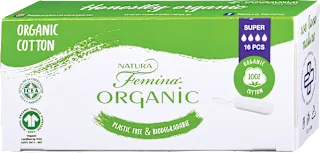 Tamponi Organic Super, 16 kos
