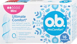Tamponi ProComfort Mini, 16 kos