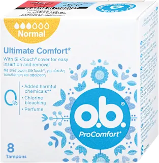 Tamponi ProComfort Normal, 8 kos