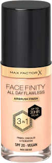 Tekoča podlaga Facefinity Flawless 3v1 Beige 55, 30 ml