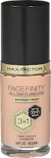 Tekoča podlaga Facefinity Flawless 3v1 N80 – Bronze, 30 ml