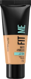 Tekoča podlaga FIT ME! Matte+Poreless, 250 Sun Beige, 30 ml