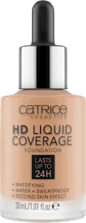 Tekoča podlaga HD Liquid Coverage, 040 Warm Beige, 30 ml