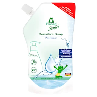 Tekoče milo za občutljivo kožo Pantenol, polnilo, 500 ml