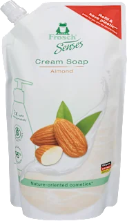 Tekoče milo za roke z mandljevim mlekom, polnilo, 500 ml