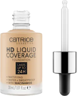Tekoči puder HD 036 Hazelnut Beige, 30 ml