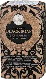 Trdo milo Luxury Black z aktivnim ogljem, 250 g