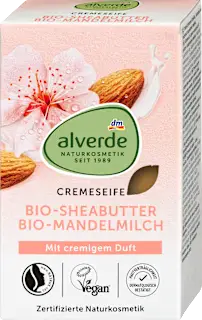 Trdo milo z bio karitejevim maslom in bio mandljevim mlekom, 100 g