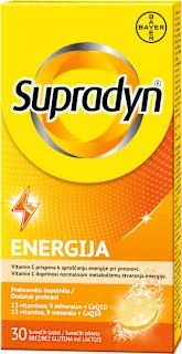 Šumeče tablete Energija Q10, 30 kos