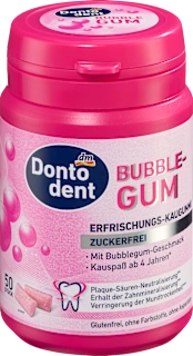 Žvečilni gumi, Bubblegum, brez sladkorja, 72 g