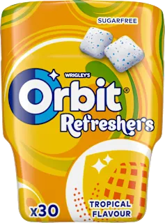 Žvečilni gumiji Refreshers Tropical, 30 kos