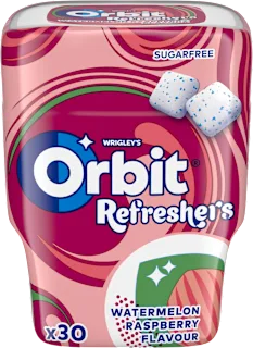 Žvečilni gumiji Watermelon Raspberry, 30 kos