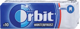 Žvečilni gumiji Winterfrost, 10 kos