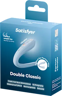 Vibrator za pare Double Classic, 1 kos