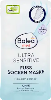 Vlažilna maska za stopala v obliki nogavic ULTRA SENSITIVE (1 par), 1 kos