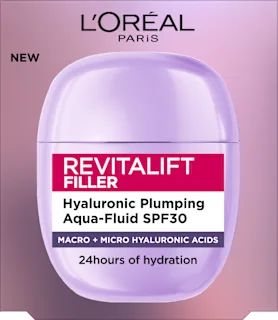 Vlažilni fluid Revitalift Filler za polnost kože, ZF 30, 40 ml